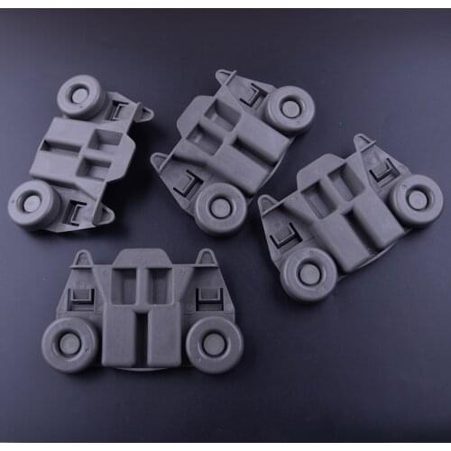 New 4pcs Dishrack Plastic Dishwasher Rack Roller W10195417 Fit For Whirlpool Maytag KitchenAid Jenn-Air Amana