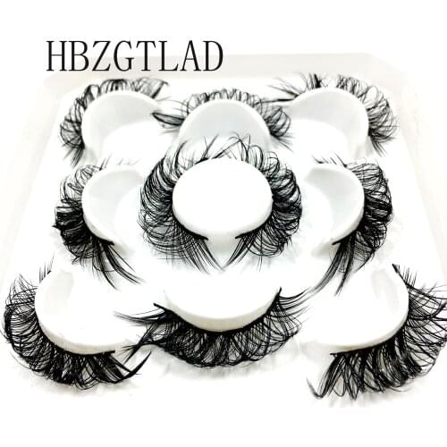 NEW 1 Pair 25 mm Mink Eyelashes Fluffy Lashes Dramatic Messy Long False Eyelashes Makeup Wholesale 25mm 3d Mink Lashes