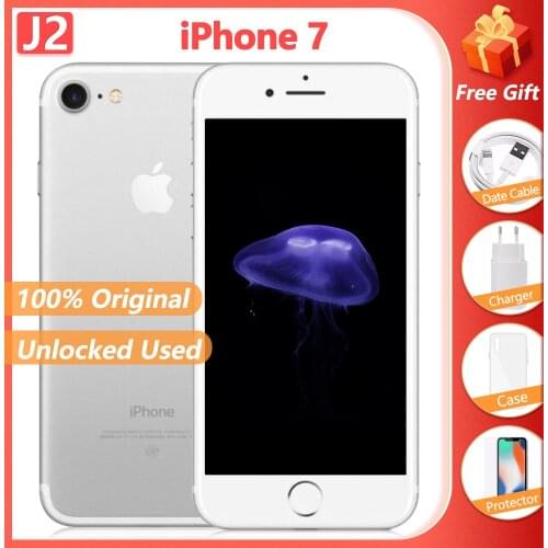 100% Original Apple iPhone 7 Unlocked Used like New Cell phone 2GB +32GB/128GB 4.7" iOS 12MP Camera Quad-Core Smartphone