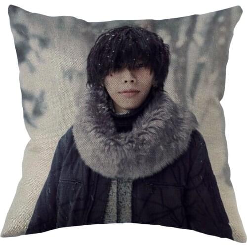 Yonezu Kenshi Cushion Pillow Tent,Office, Home Cotton Linen Zippered Pillowcase Family Home Accessories Customizable One Side