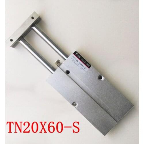 TN20X60-S Double Rod Air Cylinder With Magnetic Bore 20mm Stroke 60mm TDA20*60-S