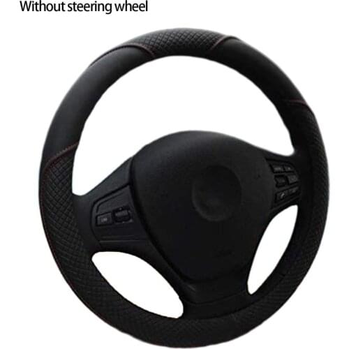 Four Seasons Generic Automobile Durable Grey Steering Wheel Cover Automobile Replaceable Accessories