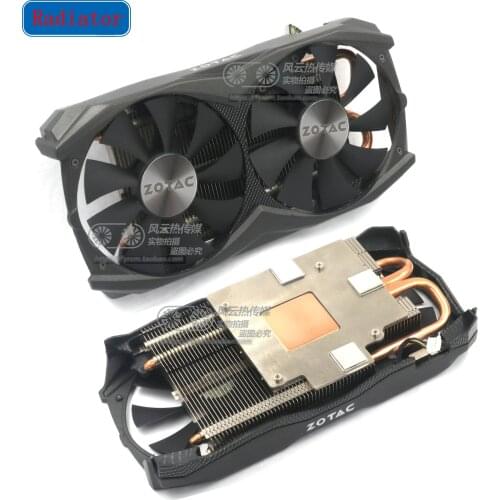 New Original for ZOTAC GTX960 GTX950 AMP 4GB 2GB Graphics card Cooler Radiator 1Set