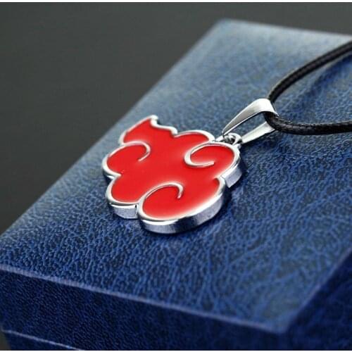 2020 New Zinc Alloy Anime Red Cloud Drop Necklace Punk Style Men'S Pendant Necklace Fashion Party Jewelry