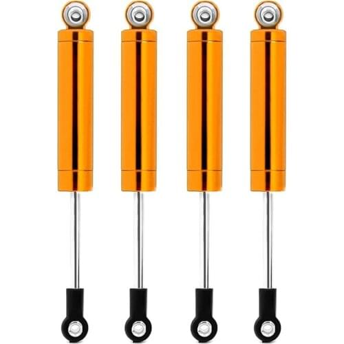 4Pcs Metal Built-In Spring 102Mm Shock Absorber Damper for 1/10 RC Crawler Axial SCX10 Traxxas TRX-4 MST Redcat