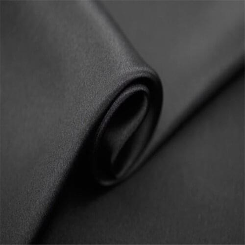 40 mm Heavy Silk Crepe De Chine fabric 100% mulberry silk 114 cm width black natural white colors 3 meters sample testing