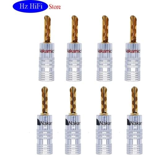 8PCS Nakamichi Speaker Banana plug connectors
