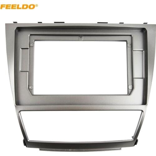 FEELDO Car 2Din Stereo Radio Fascia Frame Adapter For Toyota Camry XV40/Daihatsu Altis 10" GPS Navigation Dash Face Cover Trim