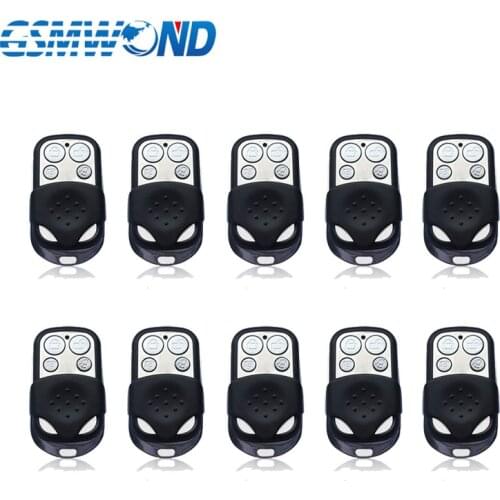 10pcs 433MHz wireless remote controller black metal remote alarm High quality Home security alarm FOR GSM Alarm System