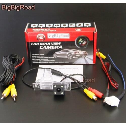 BigBigRoad For Hyundai Elantra AD 2018 2019 Car Rear View Backup Reverse Parking Camera Connect to Original Screen