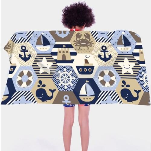 Children Cartoon Cute Pattern Baby Bath Towel Top Brand Microfiber Kids Beach Towel Bathing Toddler Kids Gifts Size 140*70CM