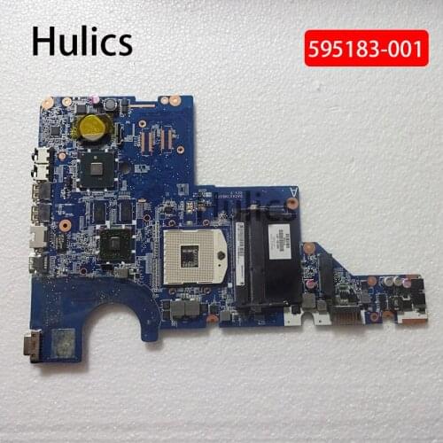 Hulics Original 595183-001 fit for HP CQ42 G42 G62 CQ62 laptop motherboard DA0AX1MB6F1 DA0AX1MB6F0 REV:F
