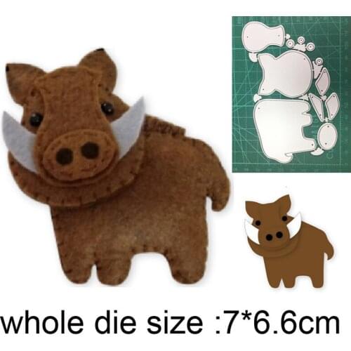 Animals Rhinoceros New 2021 Metal Cutting Dies for DIY Scrapbooking Paper and Card Making Decorative Embossing Dies Craft dies