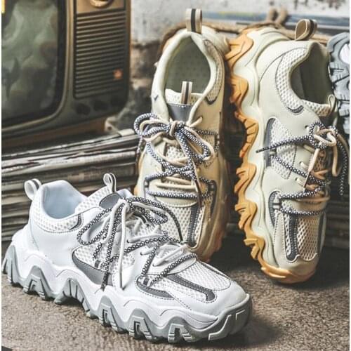 Fashion Trend 2021 New Arrival Solid Color Of Sneakers Comfortable Men Sports Shoes Man Outdoor Flats Frenulum Running Footwear