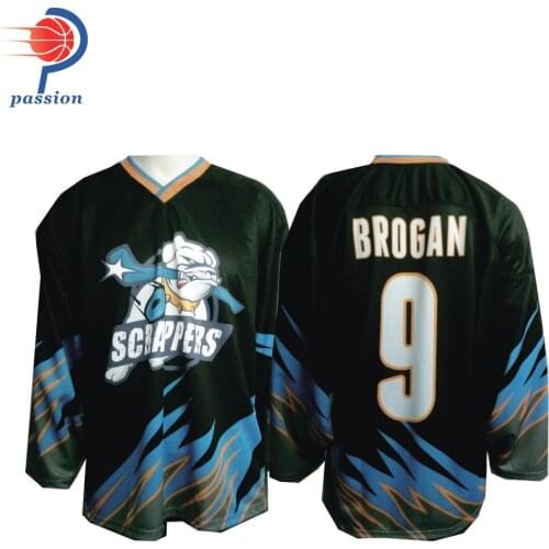 Professional Custom Sublimation Ice Hockey Jersey