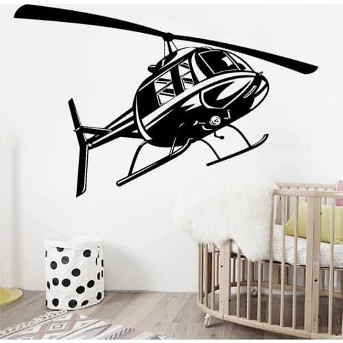 Airplane Wall Decal Air Force Vinyl Sticker Nursery Art Mural Children Boys Bedroom Decor Girls Room Decoration Waterproof