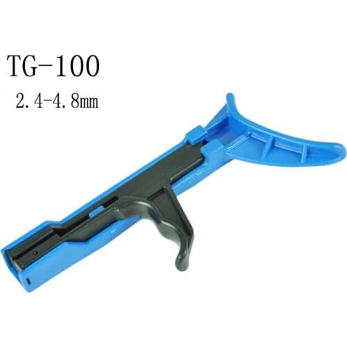Nylon cable tie fastening and cutting tool 2.4-4.8mm nylon cable tie gun for tight the cable ties quick cable tie tool