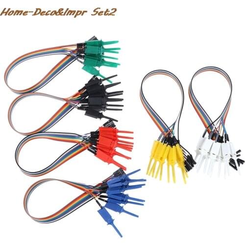 New 300mm Logic Analyzer Cable Probe Test Hook 10 channels High Efficiency Test Connect Chip Pins