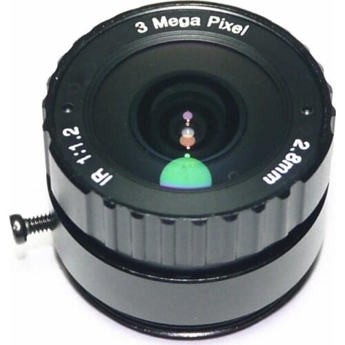 2.8mm Lens 3.0 MegaPixel Wide-angle 115 Degree CS Mount Infrared Night Vision Lens For CCTV Security Camera