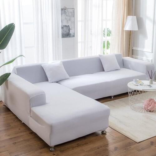Solid Color Sofa Cover Stretch Sofa Towel Cushion Full Fabric Sofa Cover Non-slip Sofa Towel Dust Cover for Four Seasons