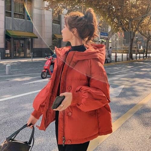 2021 New Winter Woman Parkas Hooded Jacket Women Cotton Female Coat Korean Style Autumn Womens Clothing Jaqueta Feminina WPY4003