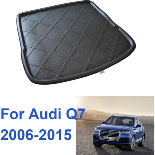 For Audi Q7 2006-2015 2014 2013 2012 2011 2010 2009 2008 2007 Boot Liner Car Rear Trunk Tray Cargo Mat Floor Protector