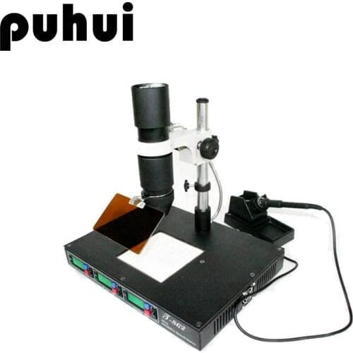 PUHUI T-862 Infrared SMD Soldering Rework Station Soldering Welder Mobile Phone Motherboard Desoldering Station Maintenance