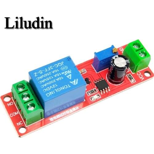 DC 5V 12V Time Delay Relay NE555 Time Relay Shield Timing Relay Timer Control Switch Car Relays Pulse Generation Duty Cycle