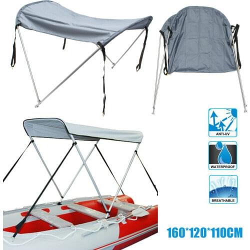 Sun Shelter Sailboat Inflatable Boat Top Cover Canopy Shade Metal Tube Awning Rowing Boats Tent Shade Rain Surfing Kayak Kit