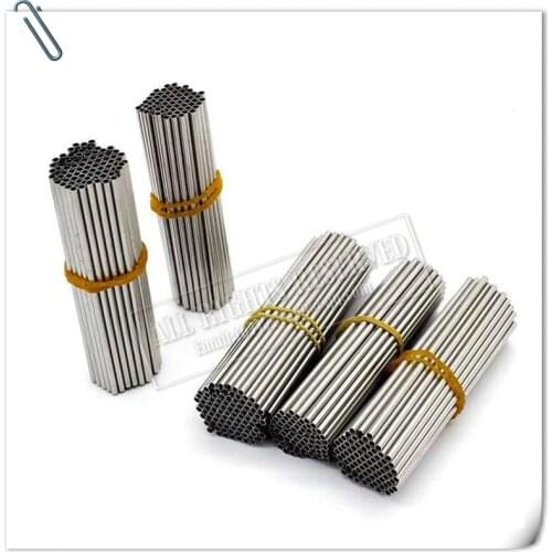 Tubing can be customized precise seamless stainless steel pipes OD 0.5 mm SCH thicken ss pipes 5pcs