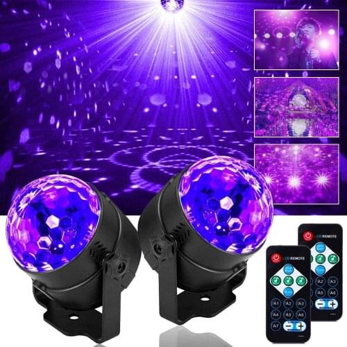 UV Stage Lamp DJ Disco Laser Projector Lights With Remote Control for Wedding Christmas Halloween KTV Bar Home Party Decoration
