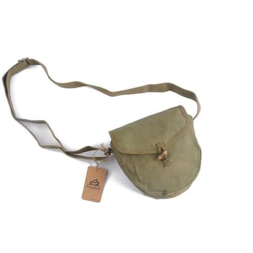 MILITARY ORIGINAL SURPLUS VIETNAM WAR PERIOD CHINESE DRUM MAG ARMY AK AMMO POUCH