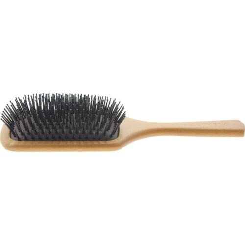 25.3*8.7cm Natural Wood Paddle Brush health care massage comb anti - static decoupling airbag hair styling Wooden Massage Tool