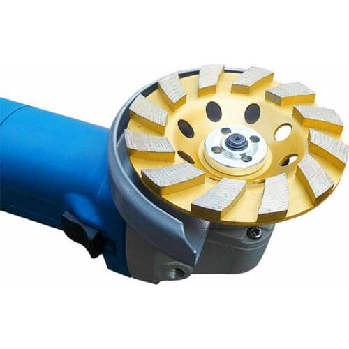 4in Diamond Segment Grinding Wheel Angle Grinder Disc for Granite Stone Marble Masonry Concrete Cut