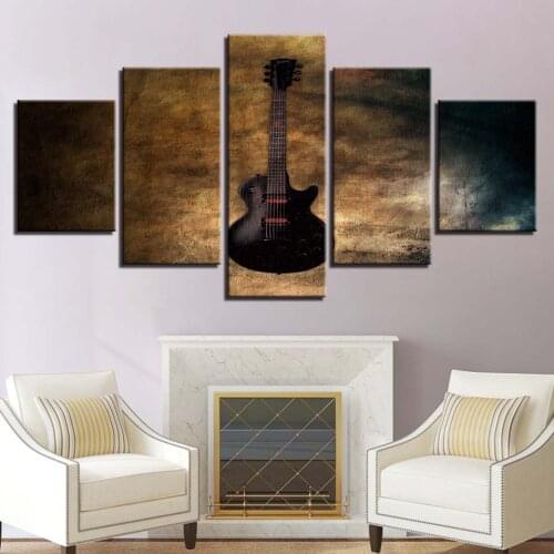 DIY Diamond Painting 5 piece Guitars Music 3D Square round Diamond Embroidery Full Kit Diamond Picture Mosaic pattern