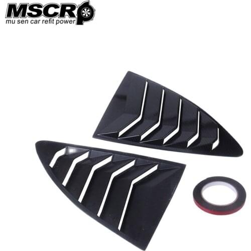 ABS car Styling Car Sticker Carbon Fiber 1/4 Quarter Side Window Louvers Scoop Cover Vent for Toyota 86 and subaru BRZ -173902