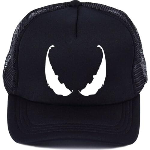 Mesh Trucker Caps Venom Cool Summer Street hip-hop baseball caps Mens hats personality fashion womens cap Breathable shade