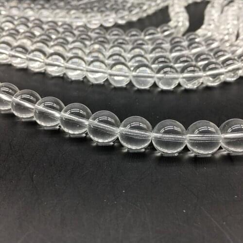 1 Strand Cheap Price Imitation Crystal Beads Wholesale Diy Jewelry Findings 4-14mm Decoration Accessories Hand Made Loose Stone