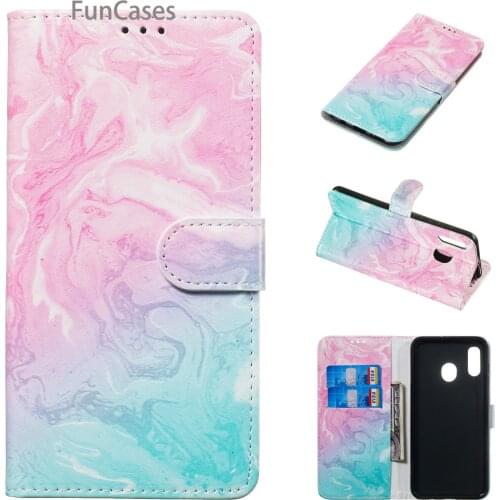 Colorful Cases For coque Samsung A70 PU Leather Wallet Case Samsung Galaxy carcaso A20E A30 A40 A50 A60 A750 A9 2018 A10 A20