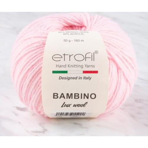 Etrofil Bambino Lux Wool %60 Merino Wool 50 Grams Knitting Yarn