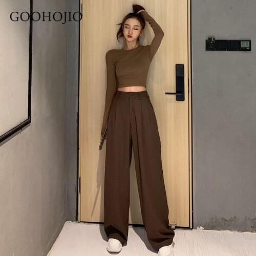 Women's High Waist Pants GOOHOJIO China