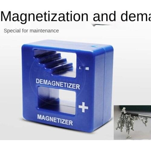 Orange Blue Magnetizer Demagnetizer Screwdriver Tip Tweezers Screw Bits Professional Gauss Degauss Pick Up Tool