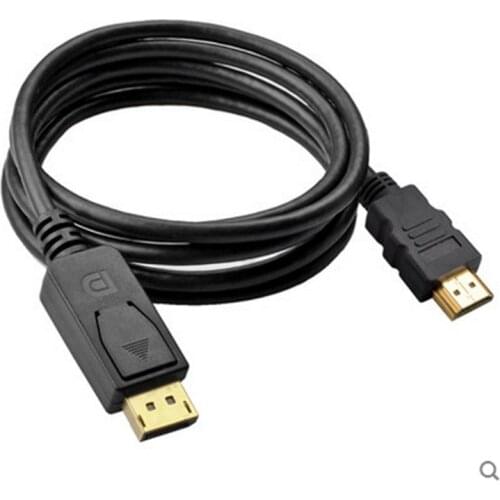 DisplayPort To HDMI-compatible Cable 1.8M 1080P Display Port DP To HDMI-compatible Cable for Connecting Laptop To Projectors