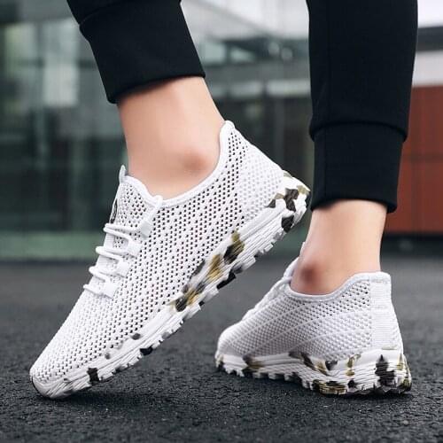 Men Shoes 2021 Summer Fashion Men Casual Shoes Lightweight Breathable Unisex Men Women Walking Sneakers Soft Big Size 35-45
