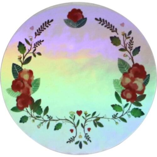 Laser sticker custom logo printing weddding sticker