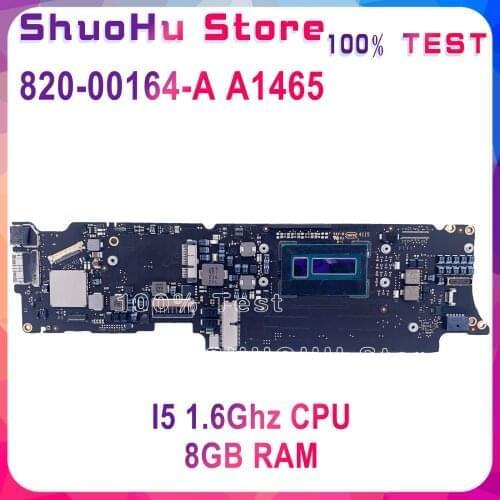 820-00164-A Motherboard FOR MacBook Air 11" A1465 Logic Board i5 1.6GHz 8G RAM 820-00164-B Motherboard original Test