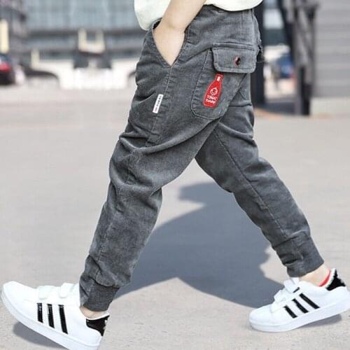 Corduroy Boy Fashion Trousers Autumn Kids Clothes Pants for Boys