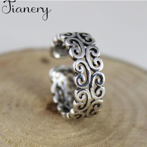 Fashion Female Big Pattern Hollow Finger Rings For Women Lover Wedding Jewelry Party Trendy Statement Rings Wholesale