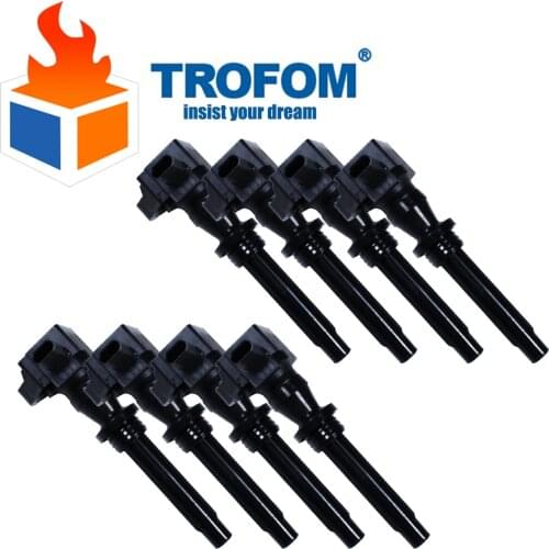 NEW 8pcs IGNITION COIL FOR Jaguar XK X150 X351 XJ XF 5.0 V8 LAND ROVE RANGE ROVER SPORT LR4 8W93-12A366-DA 0221604022 LR010687