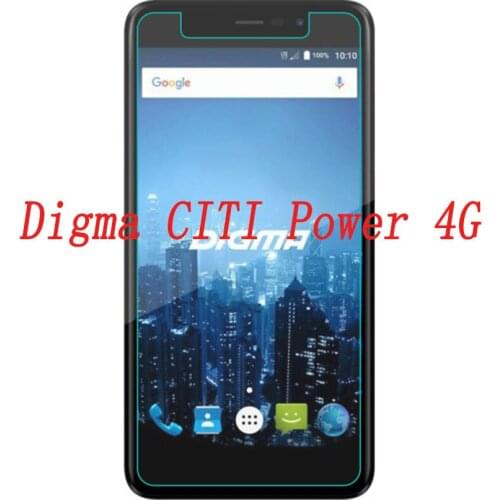 NEW Ultra-thin New For Digma CITI Power 4G Tempered Glass Screen Protector Premium Front Clear Protective Film Cover case